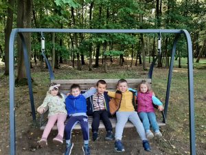 Szukamy jesieni w parku na Piaskówce