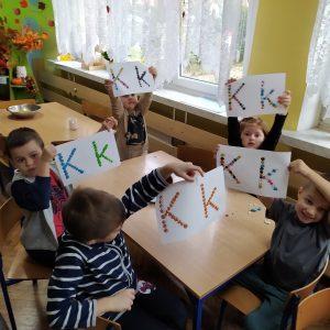 Wprowadzenie litery "K,k".