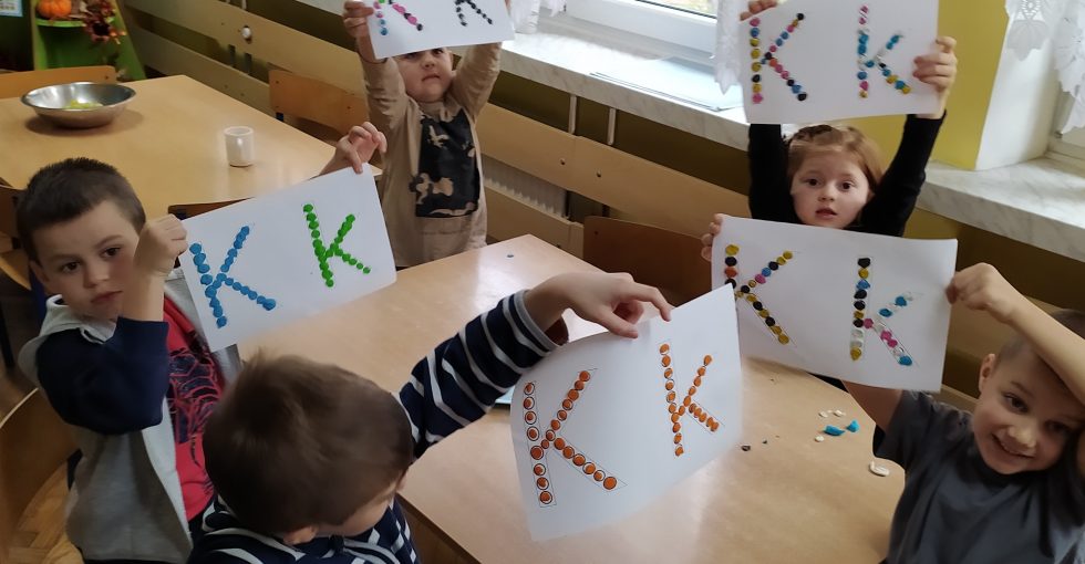 Wprowadzenie litery "K,k".