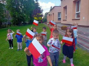 Flaga - praca plastyczna 
